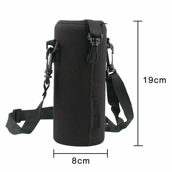 2PCS Water Bottle Travel  Insulated  Carrier Bag Holder Neoprene1000ML Bicycle A