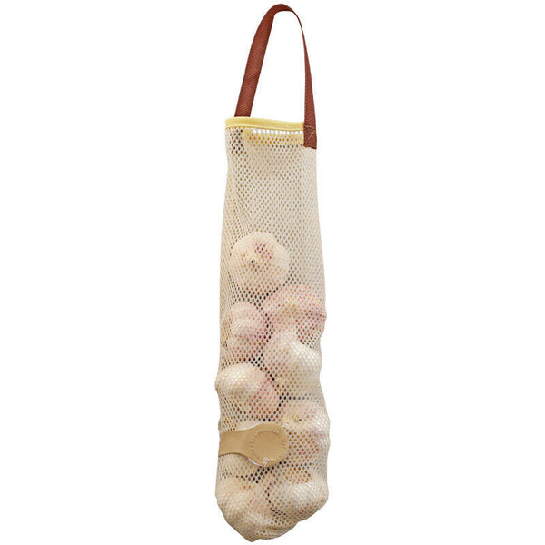 Vegetable Food Storage Bag Onion Garlic Hanging Bags Hollow Breathable Mesh Bag