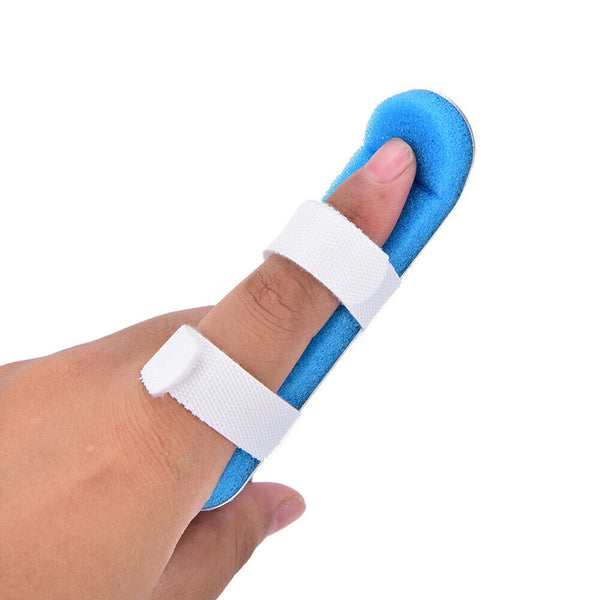 Finger Splint Pain Relief Trigger Brace Mallet Finger Jammed Support 3 Size SML - Lets Party