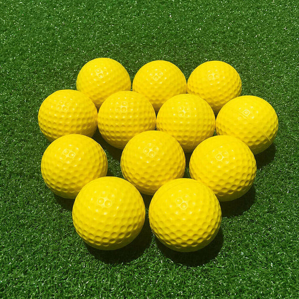 Practice Foam Golf Balls Easy Visibility Training Indoor Outdoor 12 Or 24 Pcs - Lets Party