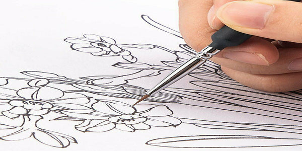 6x Pro Extra Fine Detail Watercolour Painting Acrylic Miniature Paint Brushes AU - Lets Party