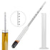 Alcohol Hydrometer Distilling 0-100% Meter with Measuring Cup 100ml - Lets Party