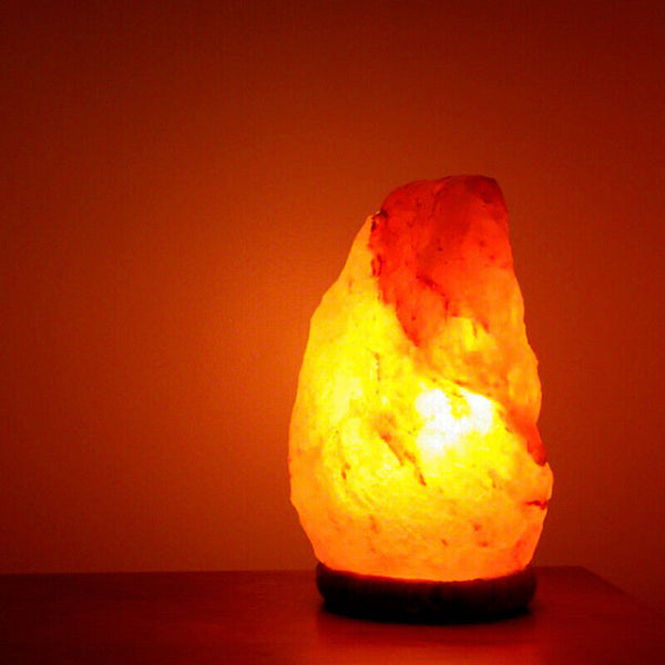 Himalayan Salt Lamp Natural Crystal Rock Shape Dimmer Switch Night Light 1-7 kg - Lets Party