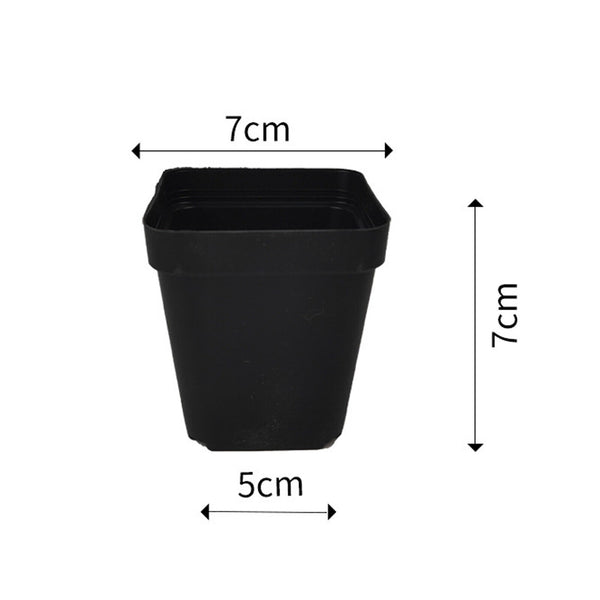 100-500x Plastic Plant Flower Pots Nursery Seedlings Garden Plant Pot Container - Lets Party