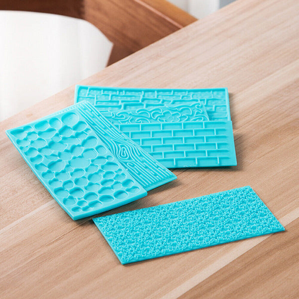 6PCS Polymer Clay Texture Embossing Tool Mold Stamp Pottery Sculpting Art Craft