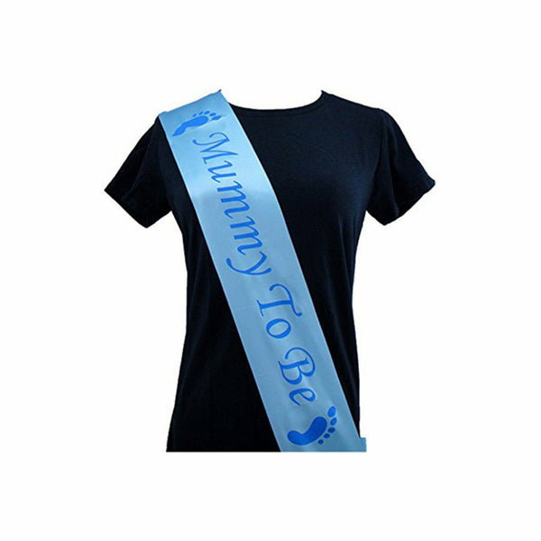 Baby Shower Sash Mum pregnant Boy Girl Sister Mummy Party Sashes Shoulder Strap