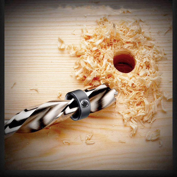 3-16mm Drill Bit Depth Stop Collars Positioner Drill Locator Fixed Ring AU
