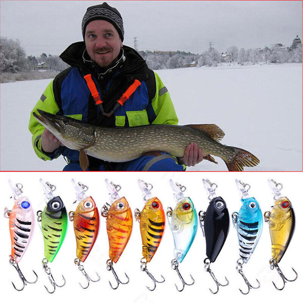 9PCS Fishing Lures For Bream Bass Trout Redfin Perch Cod Flathead Whiting Tackle