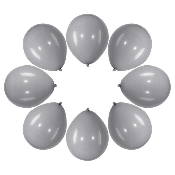 20x Latex Balloons 10inch/25cm Grey Pearl Retro Balloon Party Wedding Birthday