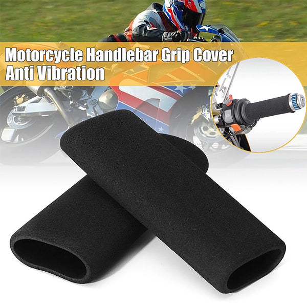 4/8/12X Motorbike Motorcycle Slip-On Foam Anti Vibration Comfort Handlebar Cover