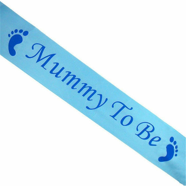 Baby Shower Sash Mum pregnant Boy Girl Sister Mummy Party Sashes Shoulder Strap
