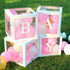 4Pcs/Set Cube Clear BABY Balloon Box Boxes Baby Shower Party Decoration White AU