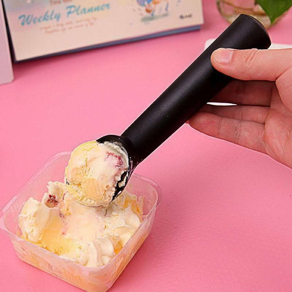 Ice Cream Scoop Non Stick Professional Polished Anti-Freeze Aluminium Spoon Tool