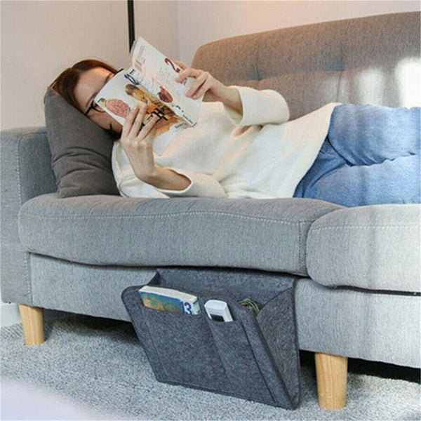 Hanging Bags Sofa Desk Bedside Organizer Pocket bed Armrest Holder Storage Caddy