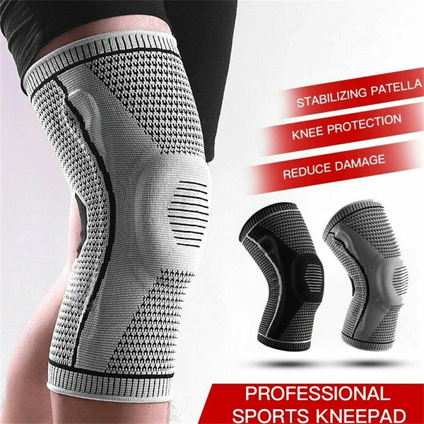 Knee Brace Knee Compression Sleeve Professional Sports Silicone Knee Support