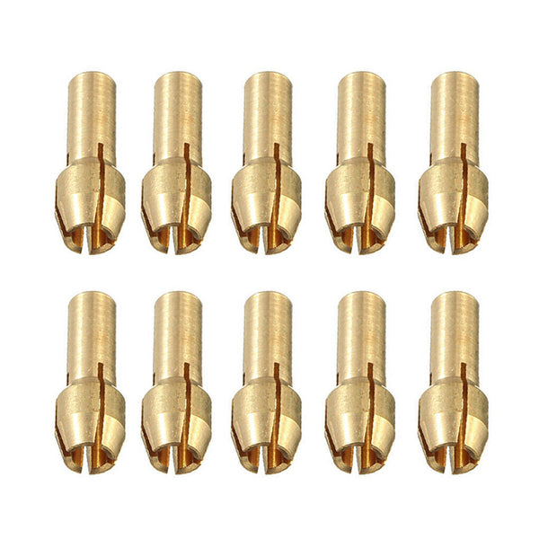 11PCS Brass Drill Chucks Collet Bits 0.5-3.2mm for Dremel Rotary Tool AU