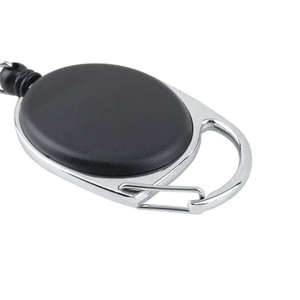 UP 9X Retractable Badge Holder Reel ID Card Business Security Pull Key Tag Clip