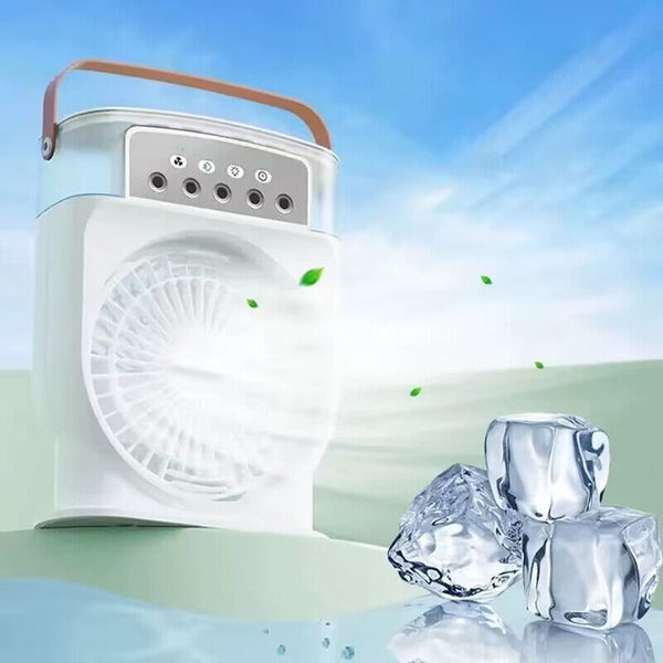 3 Speed Desk Misting Fan Spray Water Mist Fan Nightlights with 600ML Water Tank