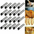 27PCS Croissant Stainless Steel Bread Baking Tube Cream Horn Mould Pastry Mold