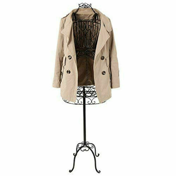 Adjustable Mannequin Metal Iron Cloth Wire Dress Boutique Wedding Holder Display
