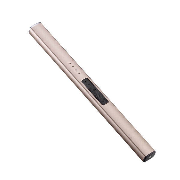 Electric Rechargeable Flameless USB Lighter Candle BBQ Windproof Kitchen Tool AU