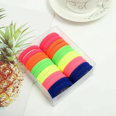 20Pcs Women Girls Hair Band Thick Hairties Rope Elastic Ponytail Holder Bulk Buy