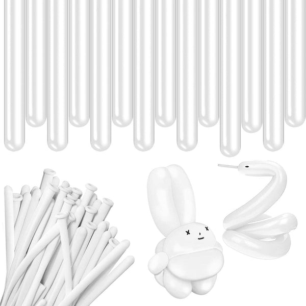 100/200x Latex Long Strip Balloon Animal Flower Party Tying Magic Making Modelli