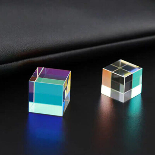 CMY Optical Glass Defective Cube Prism Cross Dichroic RGB Dispersion Six-Sided U