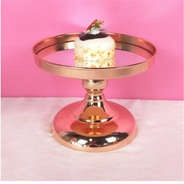 1/2/3 Tiers Mirror Top Cake Stands Rack Metal Cake Holder Wedding Party Display