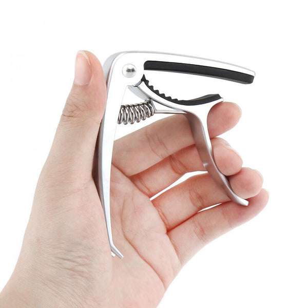 2x Alloy Guitar Capo Quick Change Release Trigger Clamp for Guitar Ukulele Bass