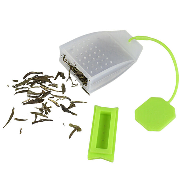 Reusable Tea Infuser Filter Strainer Loose Leaf Silicone Bag Herbal Teas - Lets Party
