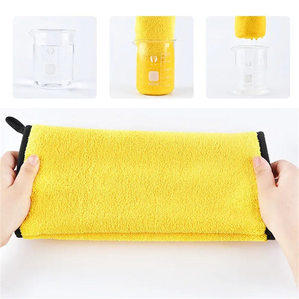 5PCS 60x30cm Pet Drying Towel Ultra-absorbent Water Dog Bath Microfiber Clean AU