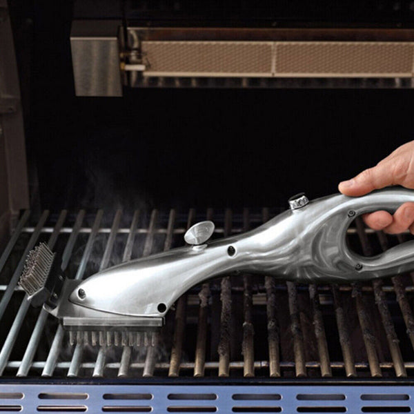 Cleaning Brush Steam Barbecue Charcoal Cleaner BBQ Cleaning Tools with Water