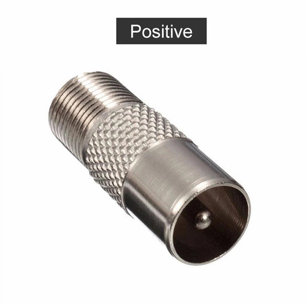 50X F-Type Female Plug to PAL Male Socket Coaxial Antenna Cable Shielded Adapter