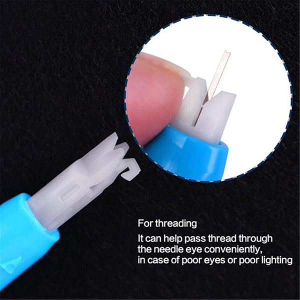 UP 5x Automatic Needle Threader Insertion Applicator Handle Sewing Tool Machine