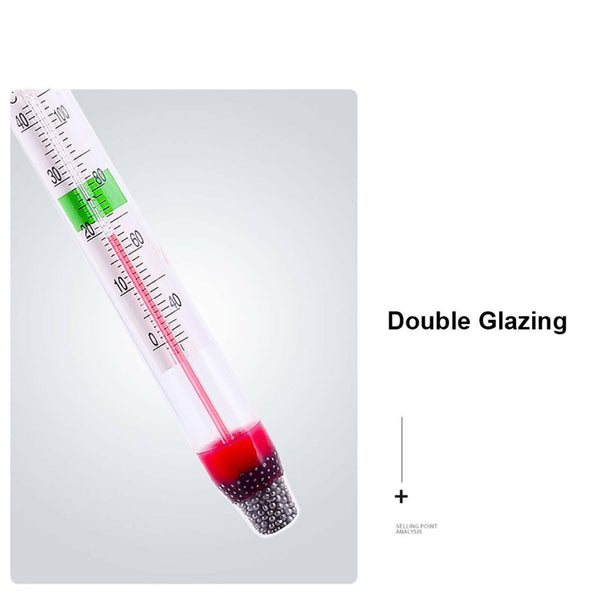 2pcs Floating Aquarium Vertical Thermometer Fish Tank Glass Temperature Meter AU