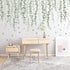 Removable Wall Stickers Nursery Green Foliage Leaves Hanging Vines Decor DIY AU