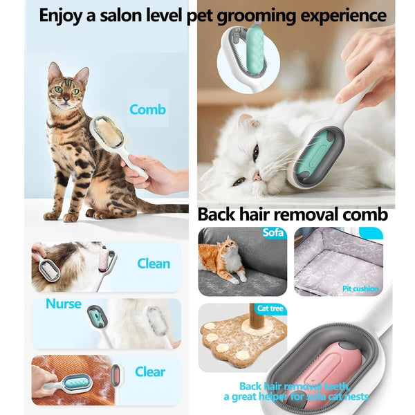 Universal Dog Pet Knots Remover Cat Cleaning Brush Multifunctional with Wipes