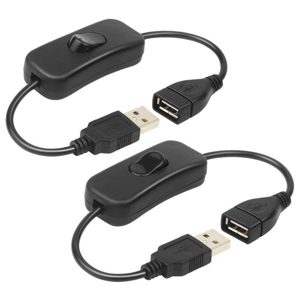 USB Male to Female Extension Cable With ON/OFF Switch Toggle Power Control - Lets Party