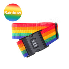 Suitcase Secure Lock Safe Nylon Packing Belt Luggage Strap Code Password Travel