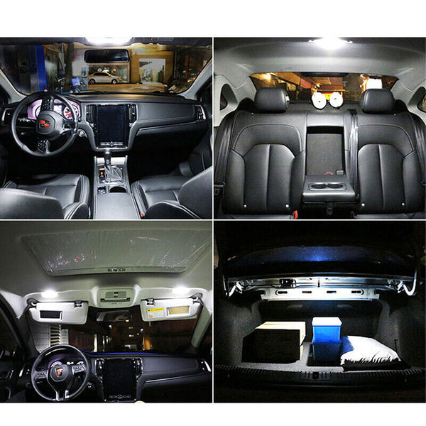 2X LED 12V 31MM FESTOON CAR 4WD INTERIOR LIGHT BULB WHITE 2SMD AUTO DOME GLOBE