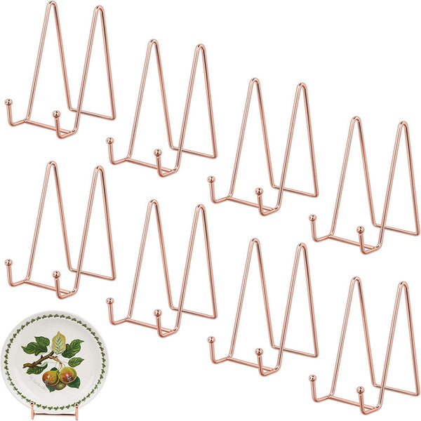 15CM Iron Display Stand Dish Rack Plate Bowl Picture Frame Book Pedestal Holder