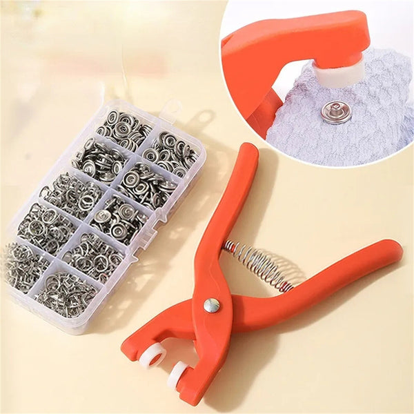 Tool Press Studs Snap Fasteners Metal Sewing Metal Buttons Snaps Pliers Set AUS