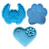 Cute Dog Paw Keychain Epoxy Resin Mold Earrings Pendant Casting Silicone Mould
