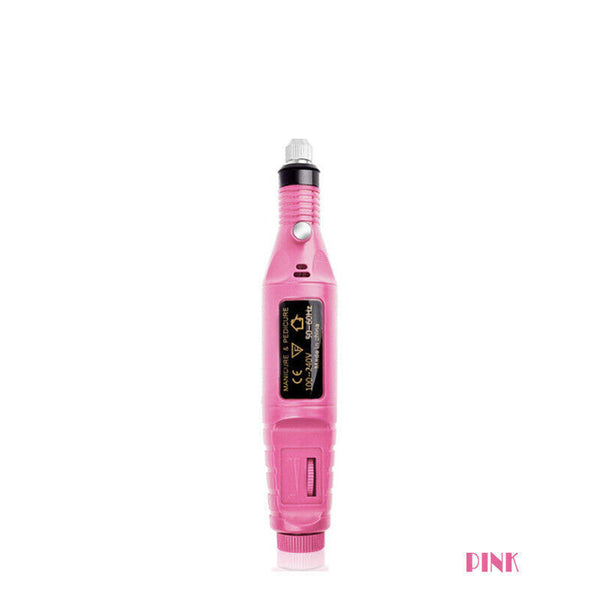 Electric Nail Drill File Tools Nail Machine Acrylic Art Manicure Pen Shaper Kit