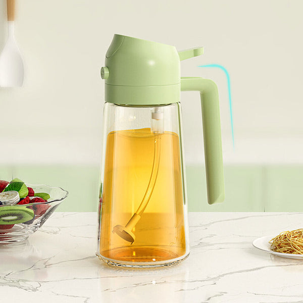 2 In 1 Spray Bottle Kitchen Cooking Oil Dispenser Dual-Purpose Sauce Sprayer