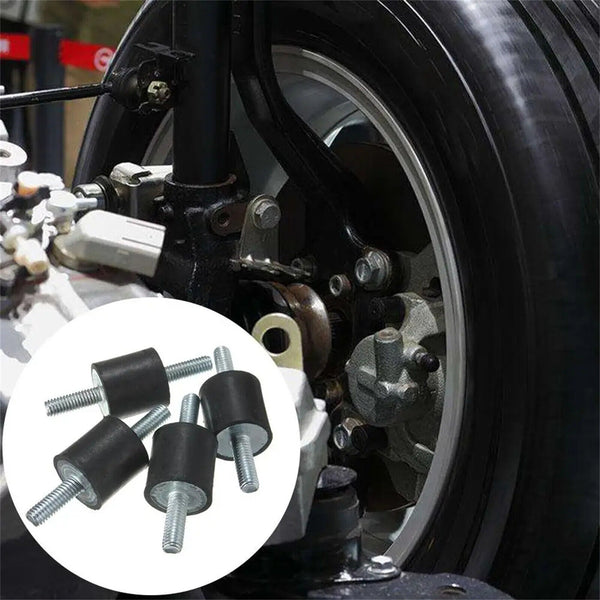 4PCS M10 30*40mm Rubber Shock Absorber Anti Vibration Isolator Mounts Car Bobbin