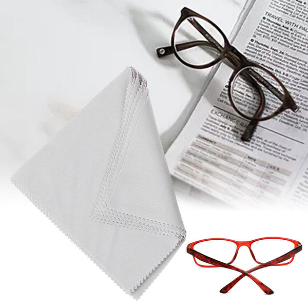 10/20/40PCS Cloth Microfiber Glasses Cleaning Tablet Phone Screen Camera Lens AU