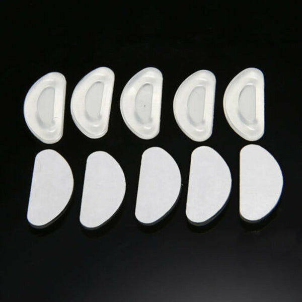 Silicone Anti-Slip Stick On Nose Pads for Eyeglass Sunglasses Glasses