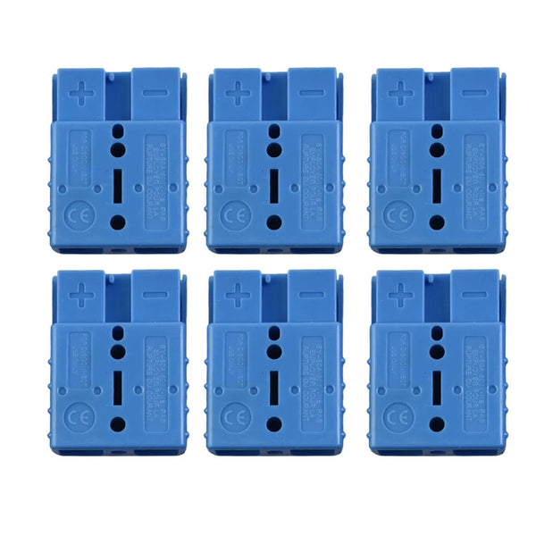 12 Sets Connectors Anderson Style Plug Power Tool 50AMP Solar Caravan 6AWG BLUE